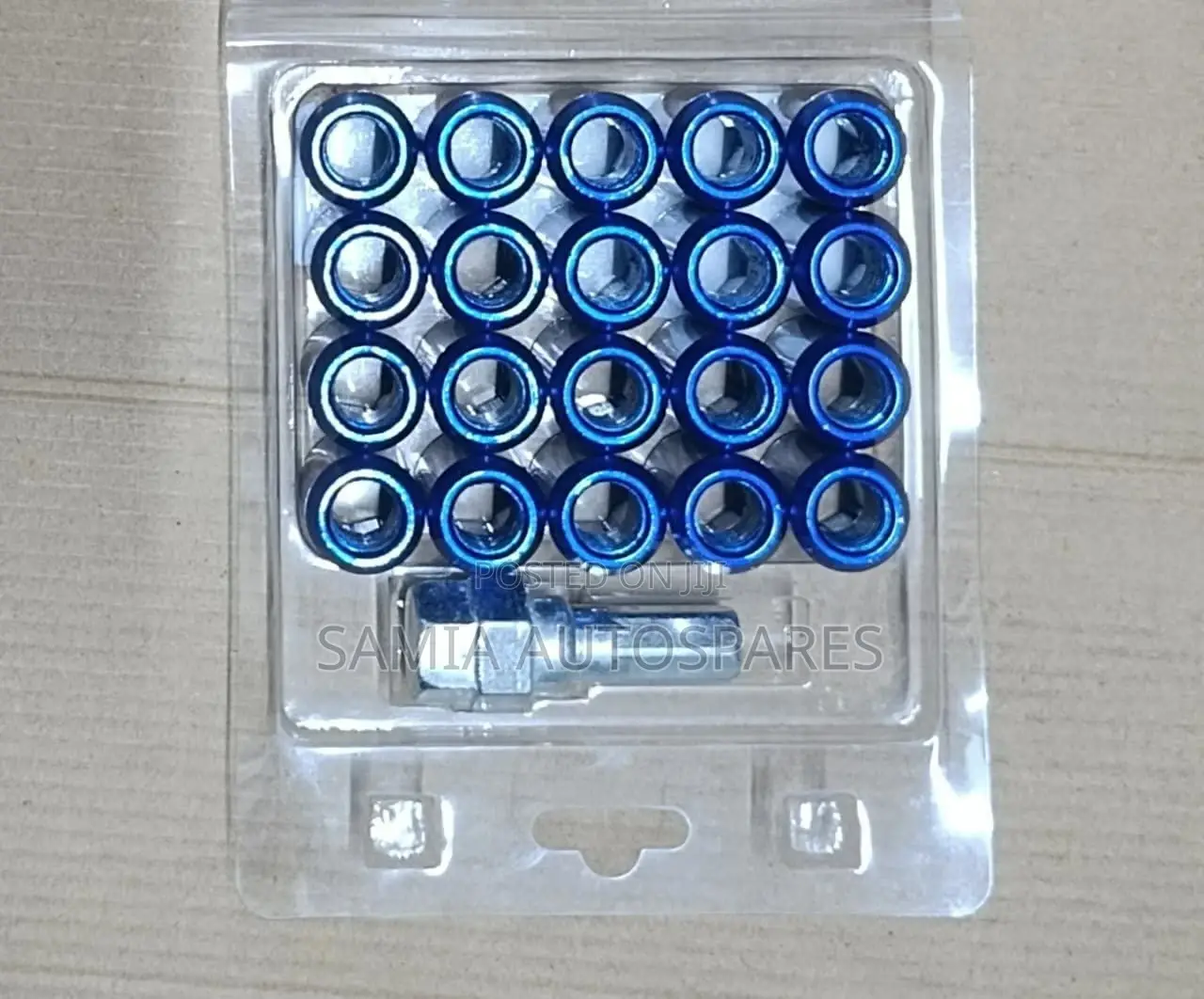 Quality Wheel Lock Toyota 20pc (Blue)