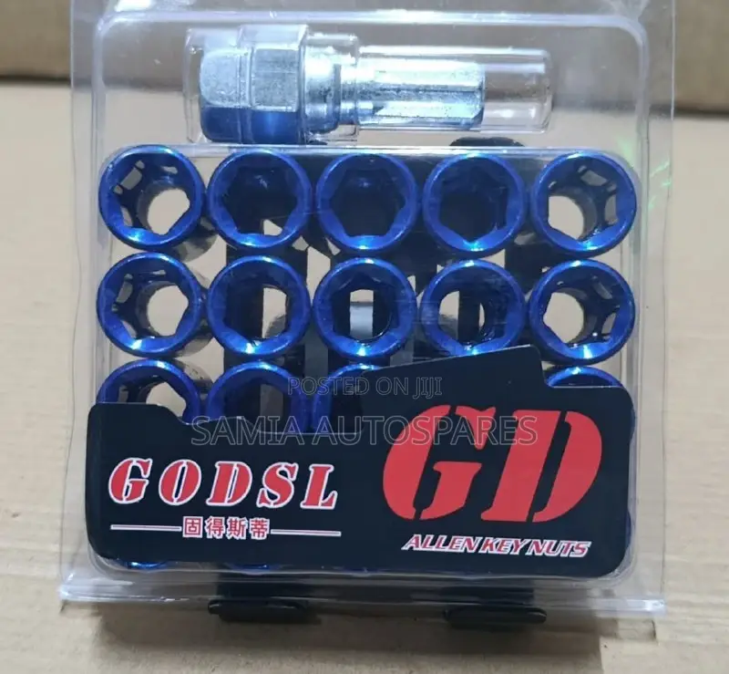 Quality Wheel Lock Toyota 20pc (Blue)