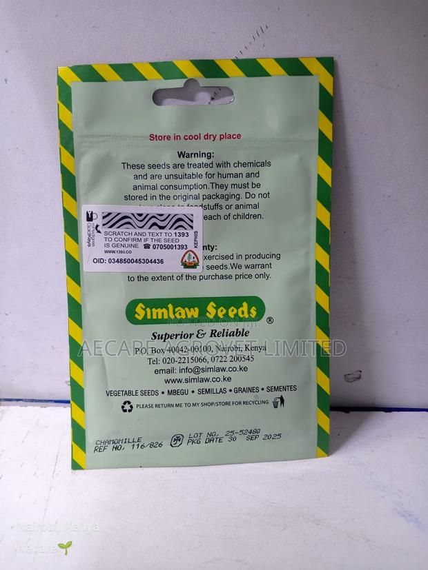 Chamomile Herb Seeds 10 Grams - thumbnail 7