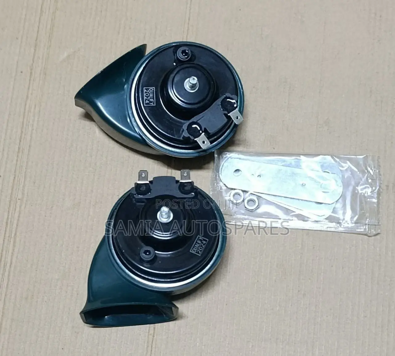 Horn Black Packing 12v