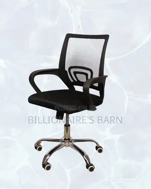 Black Compact Ergonomic Chair |Posture-Friendly Build for Productivity