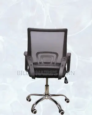 Black Compact Ergonomic Chair |Posture-Friendly Build for Productivity