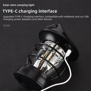 Elegant Lantern Hanging Solar Wall Light