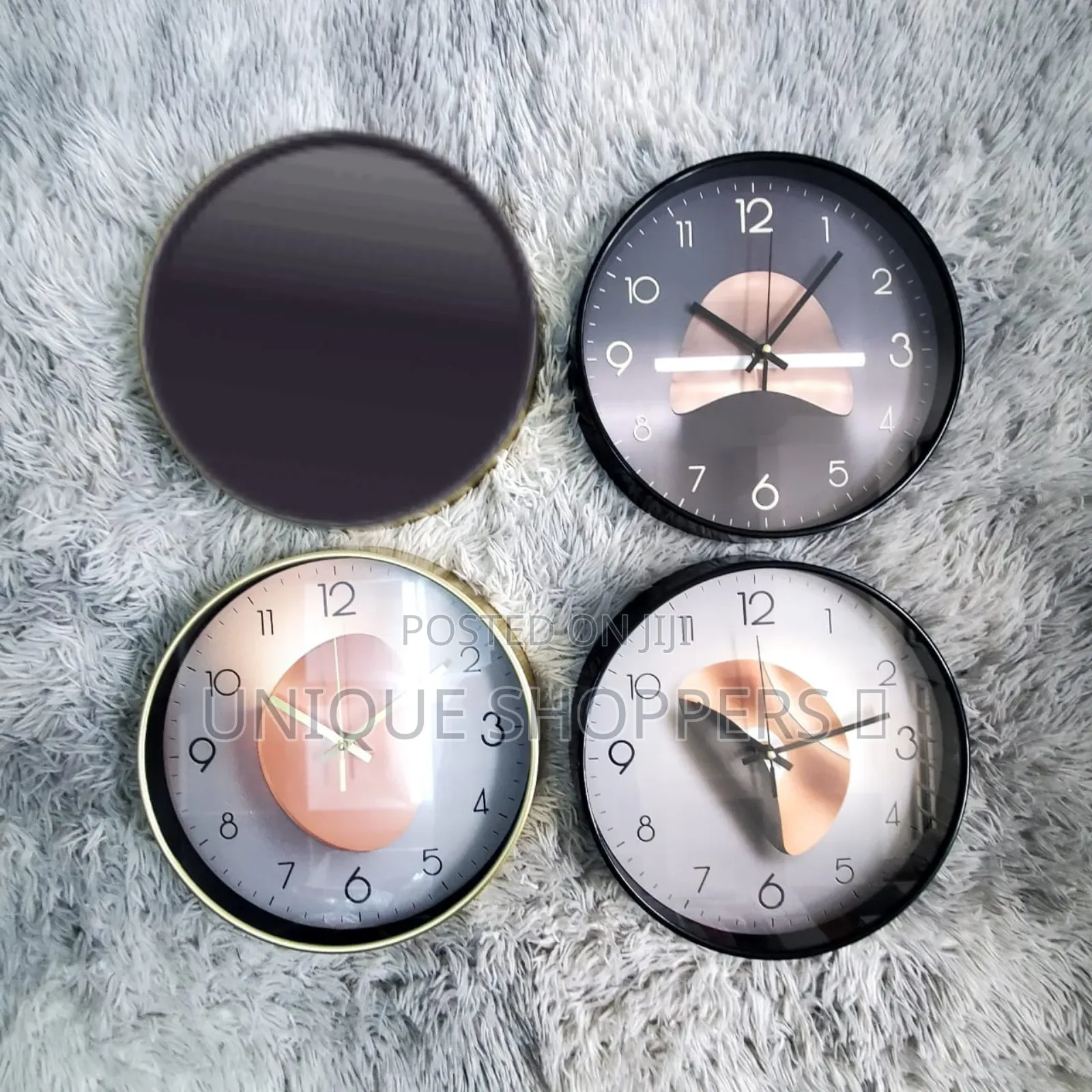 Decorative Wall Clock* Luxury Brand Silent Movement Anti Fog Gl