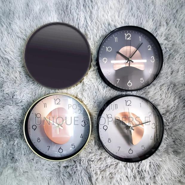 Decorative Wall Clock* Luxury Brand Silent Movement Anti Fog Gl