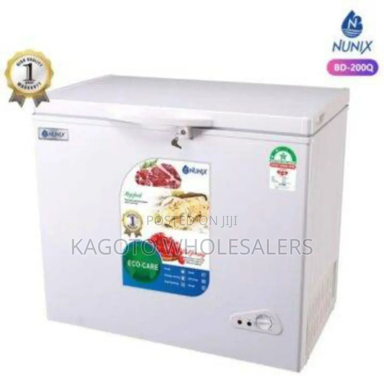 White Nunix 100l Deep Freezer