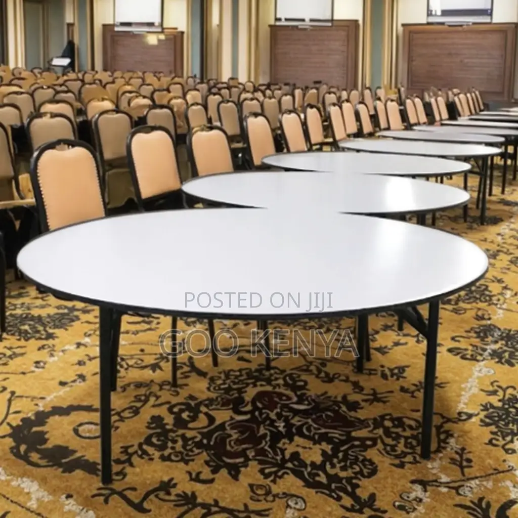 Home Table; Compact Solid Wood Round Folding Table For Small Spaces