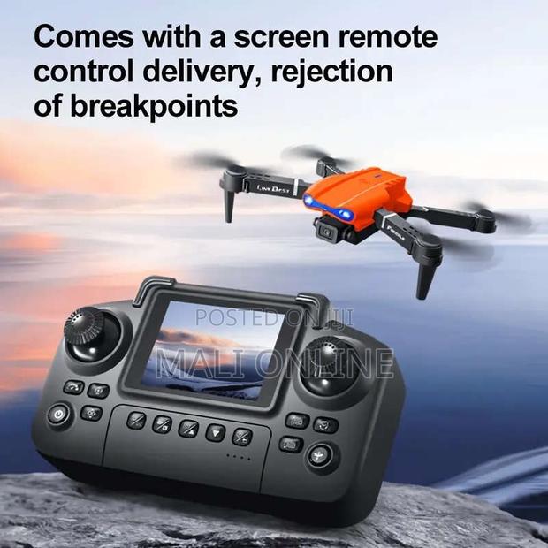 E88 Pro Drone With Camera Screen Remote Control Foldable Quadcopter Hd - main view