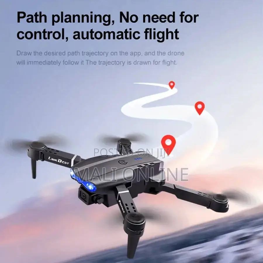 E88 Pro Drone With Camera Screen Remote Control Foldable Quadcopter Hd