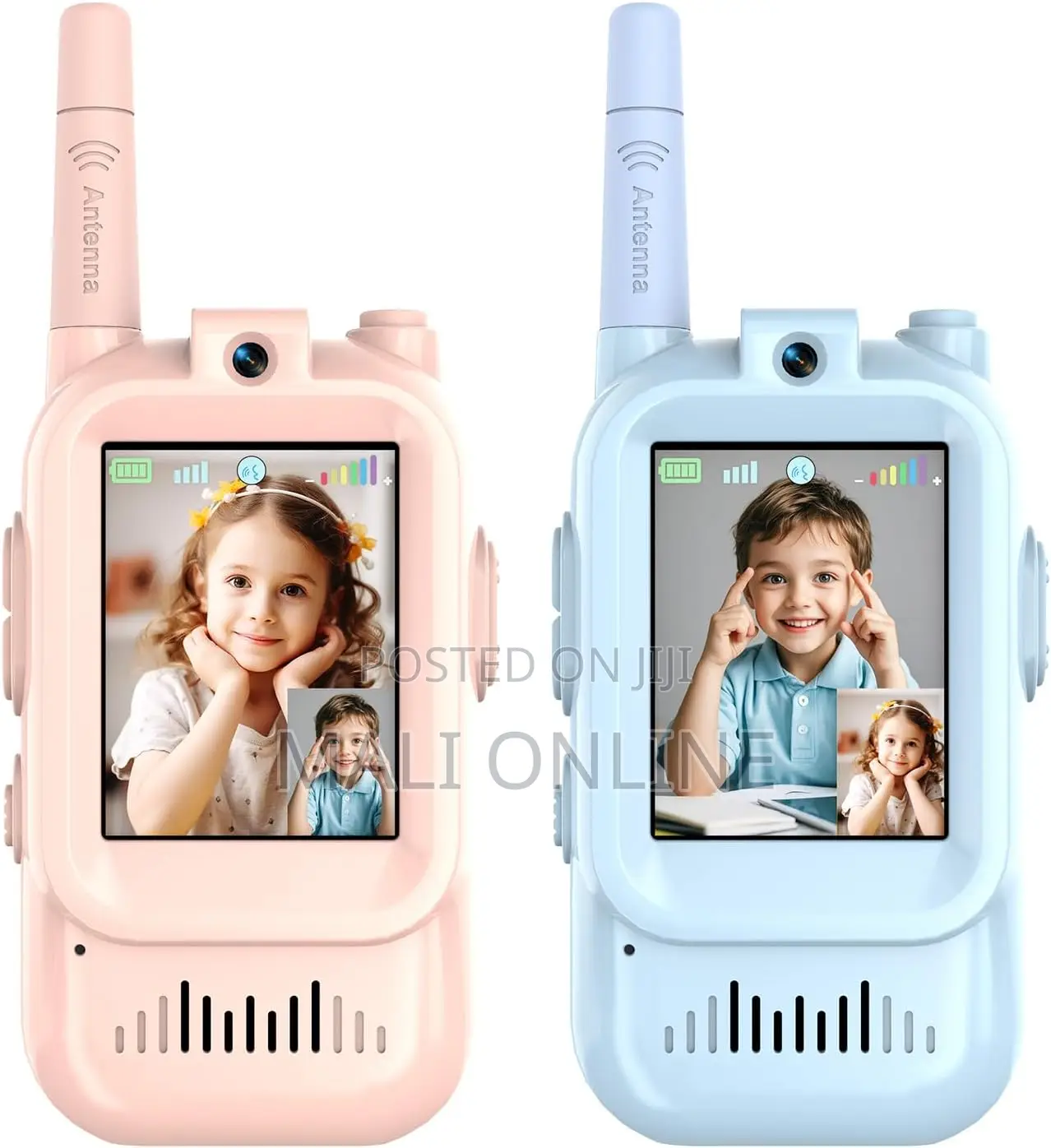 Kids Video Walkie Talkies With Camera Rechargeable Toy Radios 2 Pack