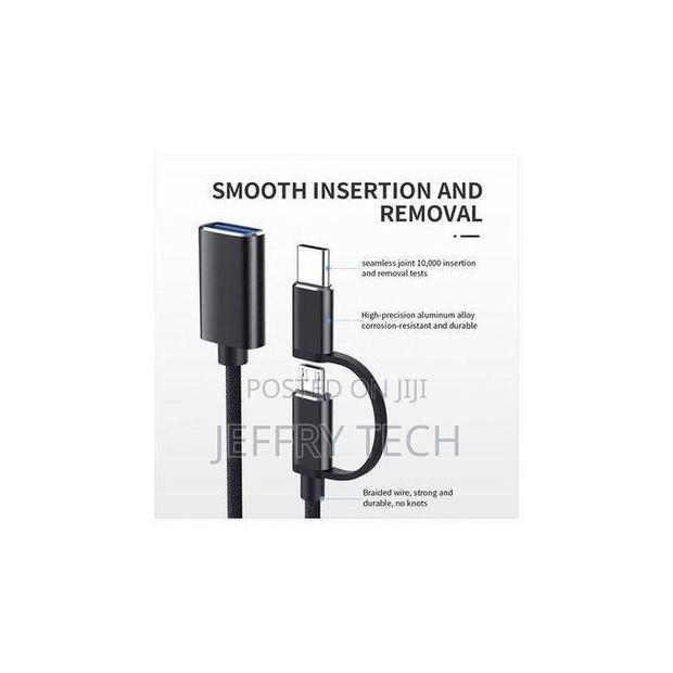 2-in-1 Otg Type-C Adapter Cable - thumbnail 2