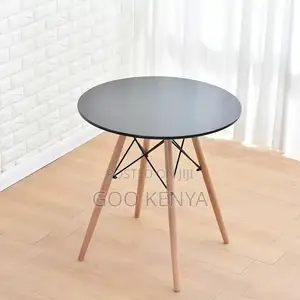Home Table; Solid Wood Round Eames Style Coffee Or Dining Table