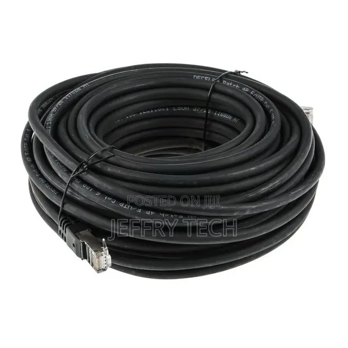 Antho Cat6 FTP Network Cable - 20m - 20 Meters - Black