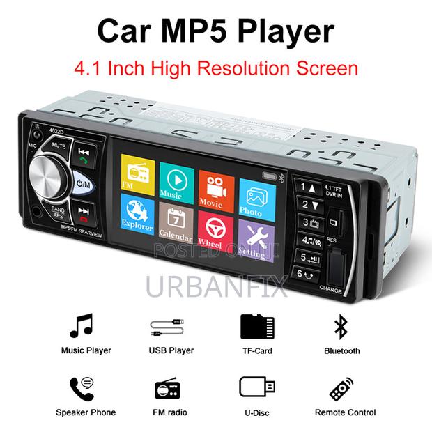 Quality 4.1 Inch Mp3/Mp4/Mp5 Bluetooth Car Radio With Fm, Usb, Aux
