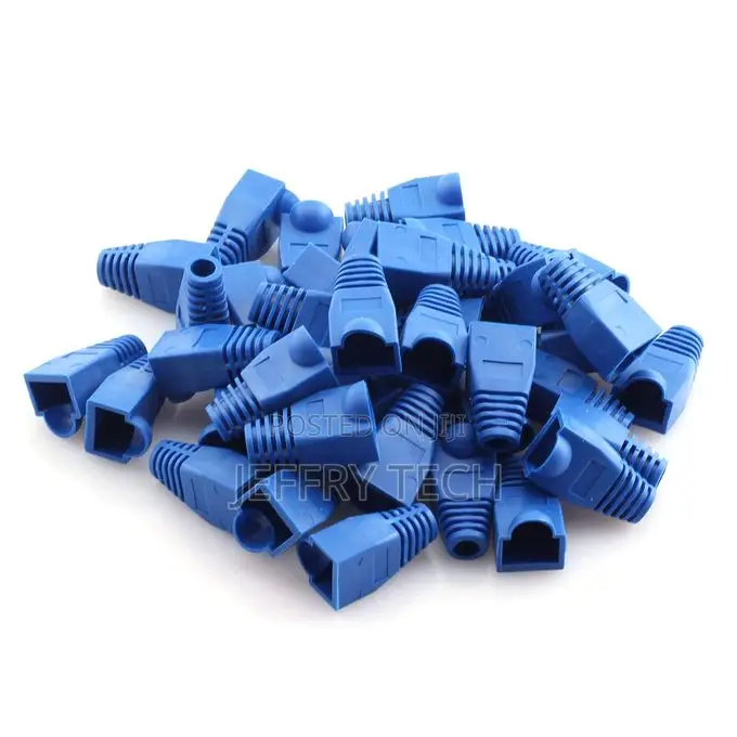 Pack of 100 Blue Rj-45 Sleeves