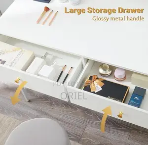 Bedroom Rack; Decorative Bedside Rack With Dual Drawers