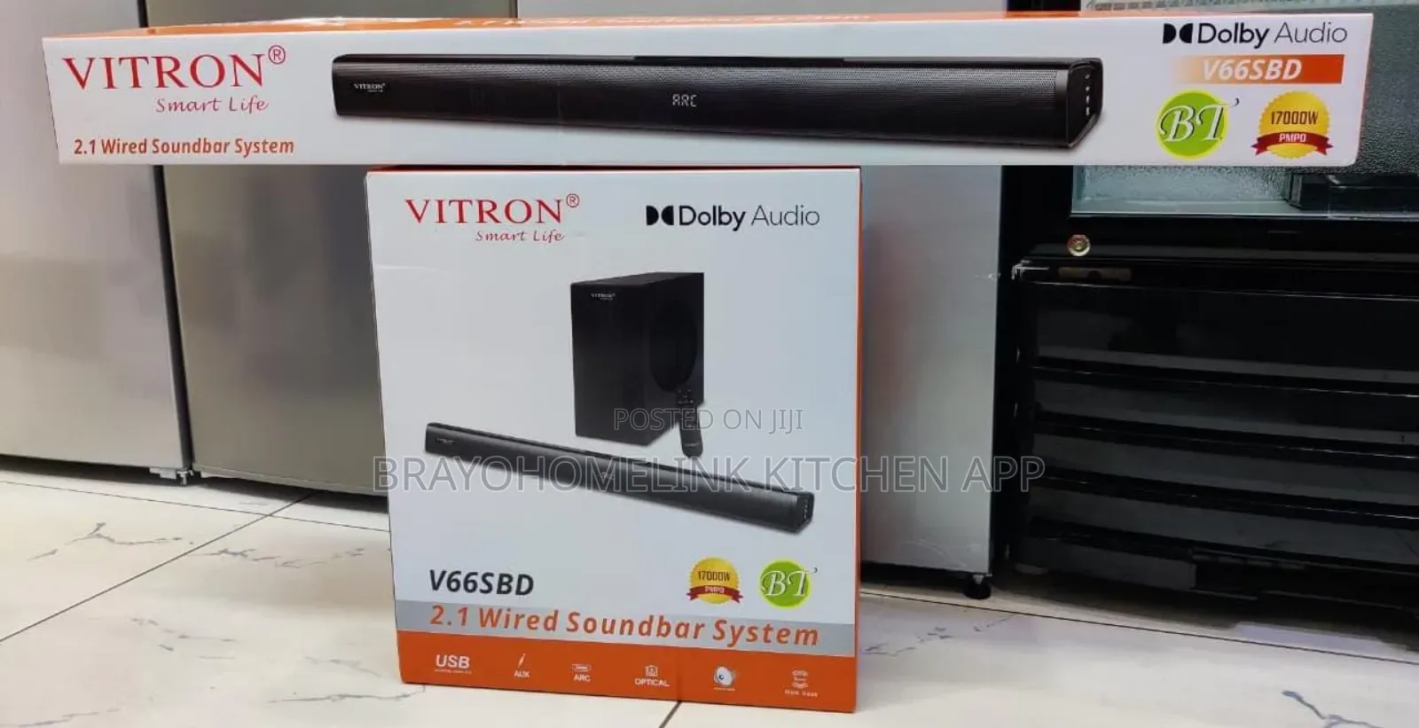*Vitron Soundbar 2.1 V66sbd 17000w