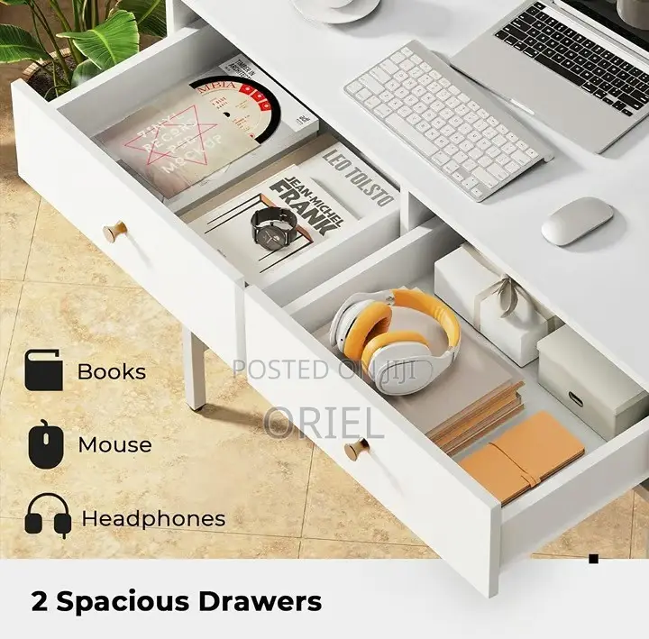 Bedroom Rack; Decorative Bedside Rack With Dual Drawers