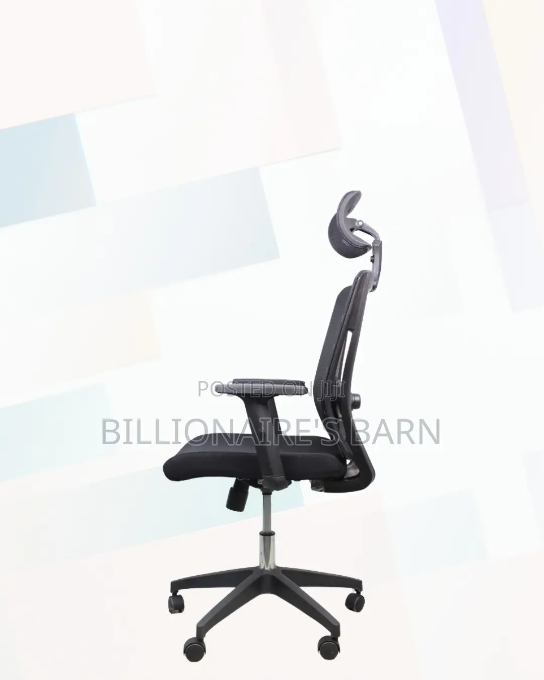 Black Ergonomic Mesh Chair | Posture-Friendly Build for Productivity