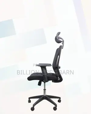 Black Ergonomic Mesh Chair | Posture-Friendly Build for Productivity