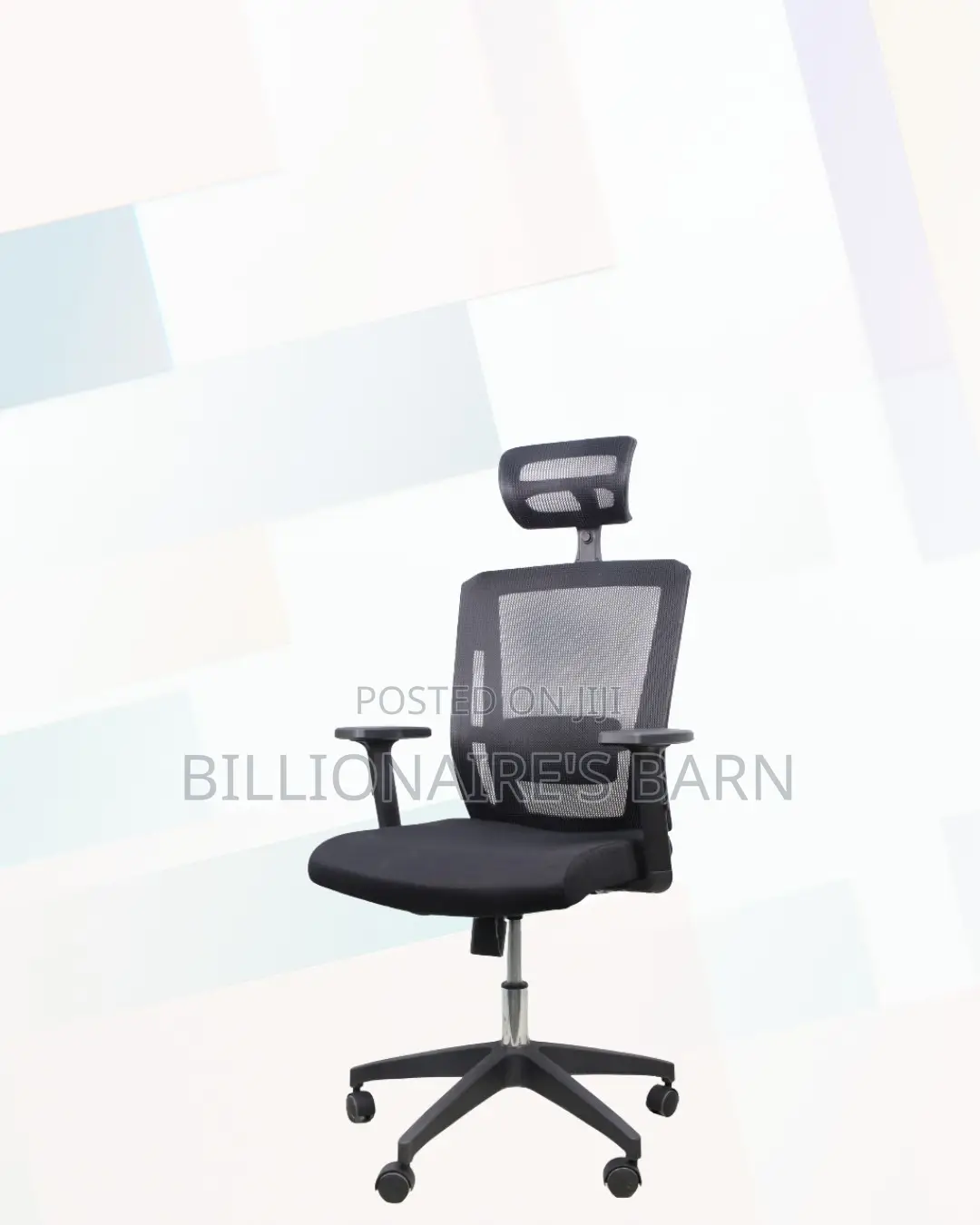 Black Ergonomic Mesh Chair | Posture-Friendly Build for Productivity