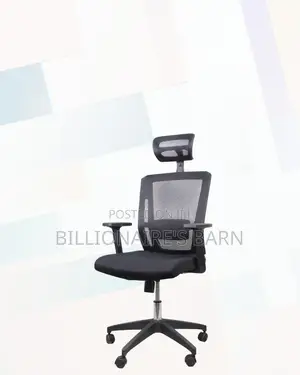 Black Ergonomic Mesh Chair | Posture-Friendly Build for Productivity