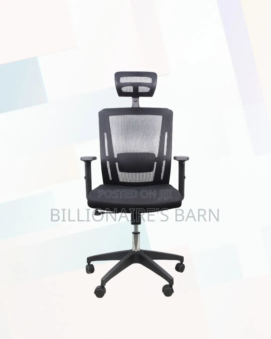 Black Ergonomic Mesh Chair | Posture-Friendly Build for Productivity