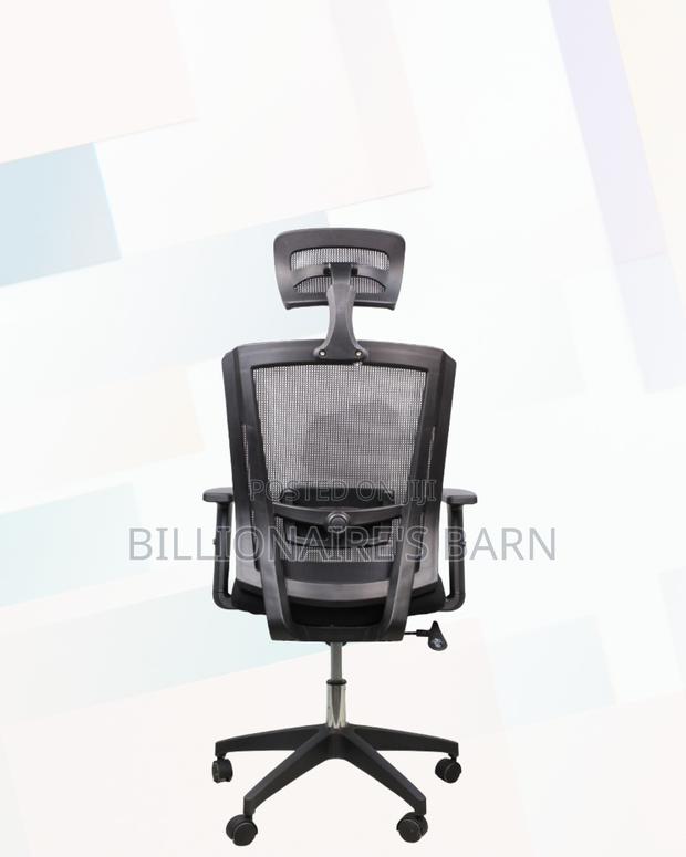 Black Ergonomic Mesh Chair | Posture-Friendly Build for Productivity - thumbnail 4