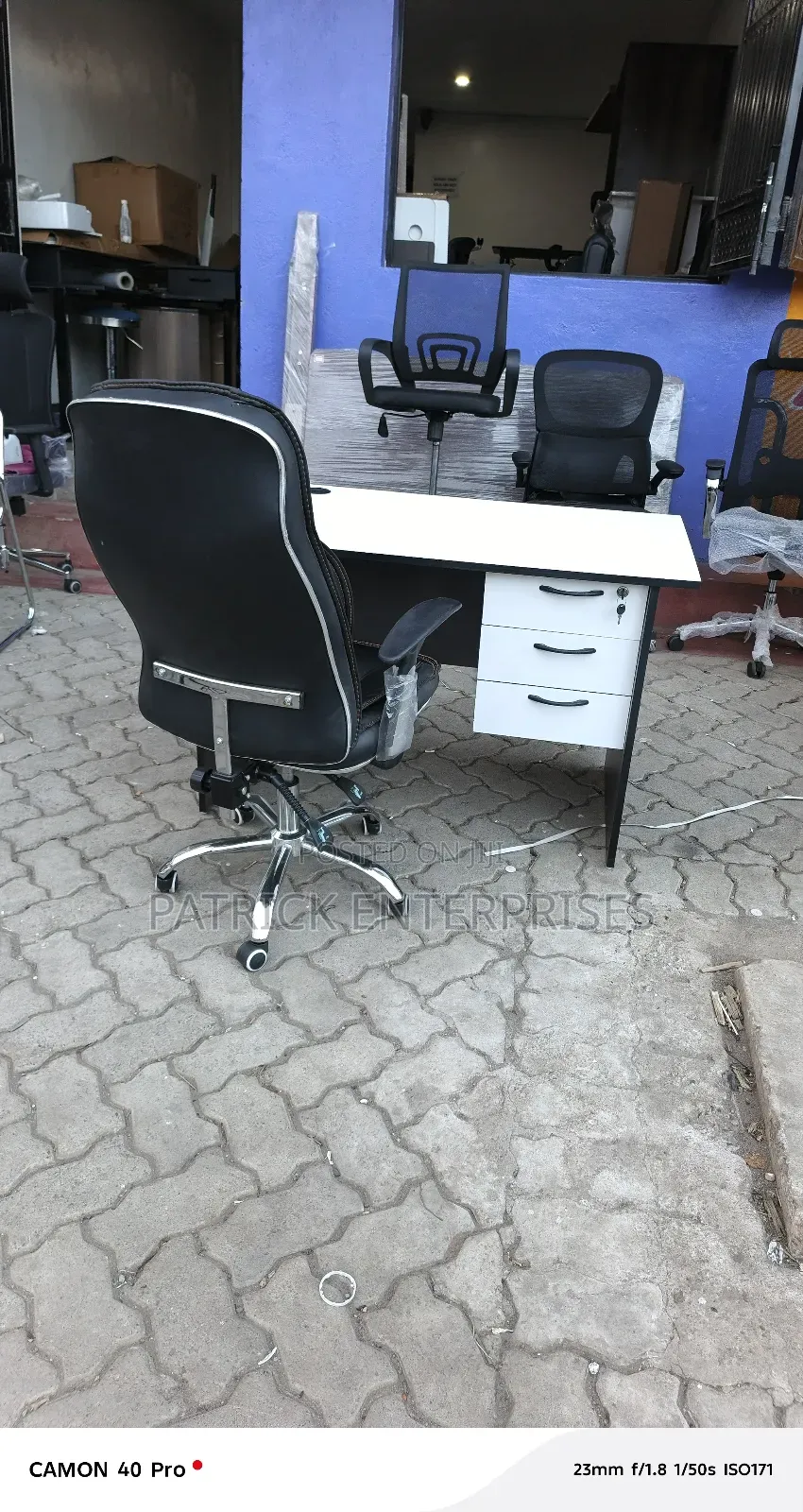 1.2 Mtrs Office Desk/ Study Desk Plus Executive Officer/ Study Chair
