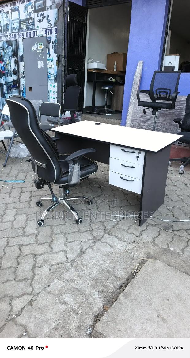 1.2 Mtrs Office Desk/ Study Desk Plus Executive Officer/ Study Chair - thumbnail 3