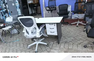 1.2 Mtrs Office/Study Desk Plus Midback Ergonomic Office Chair