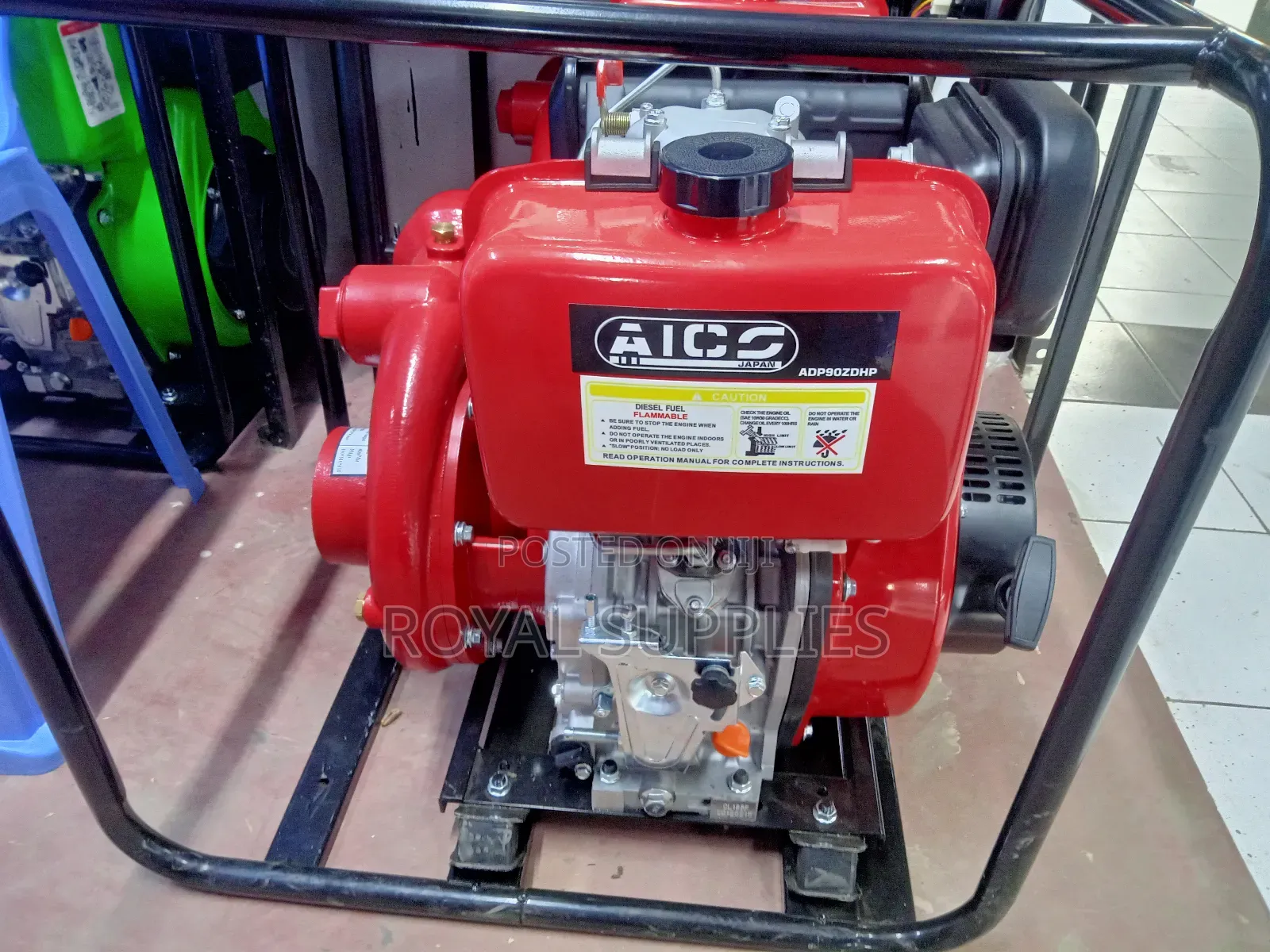Aico Japan 16hp High Pressure Diesel 3" Water Pump