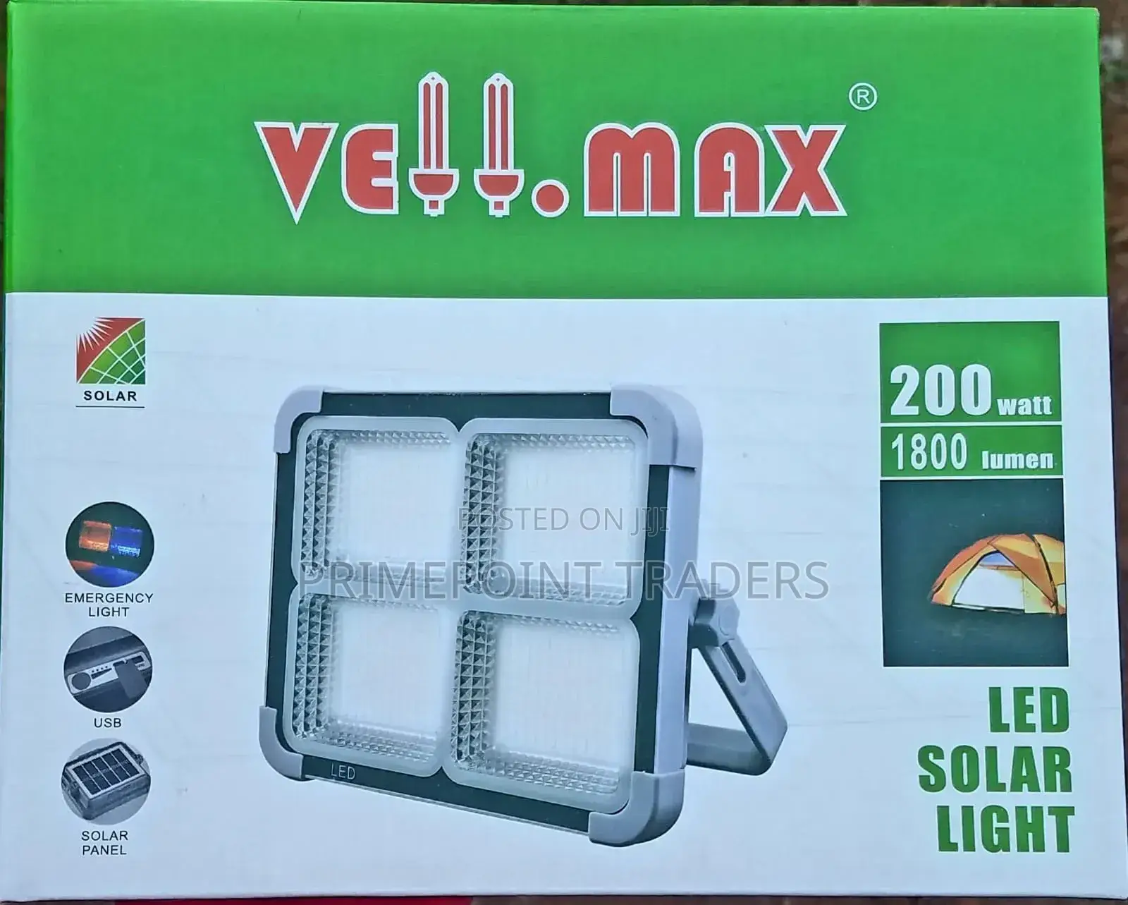 Vellmax 200w Solar Light Bulb