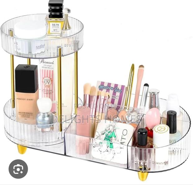 360° Rotating 2 in 1 Cosmetic Organizer-Pa - main view