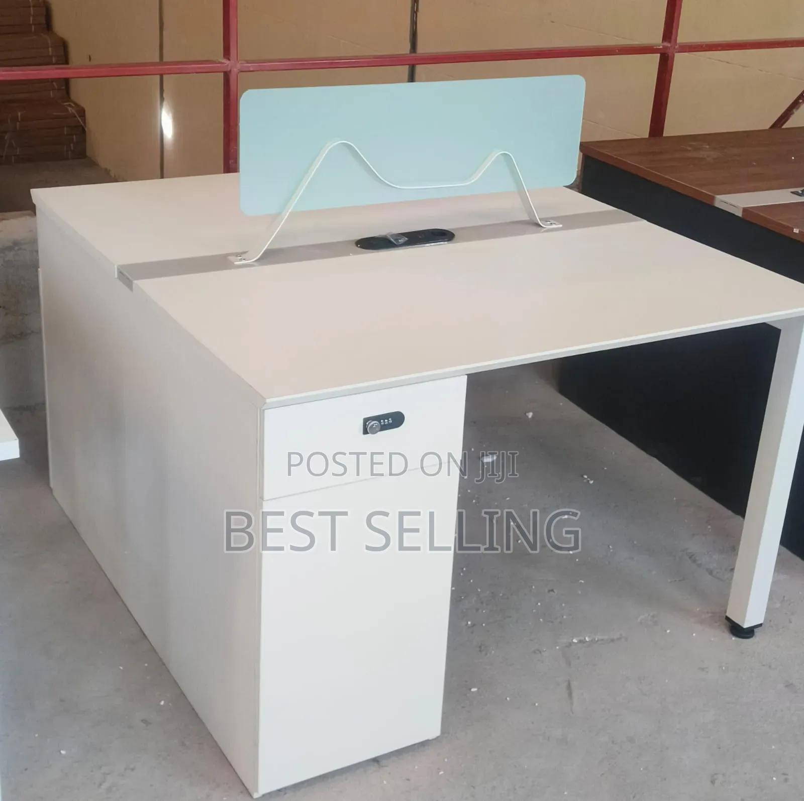 White 2 Way Working Station