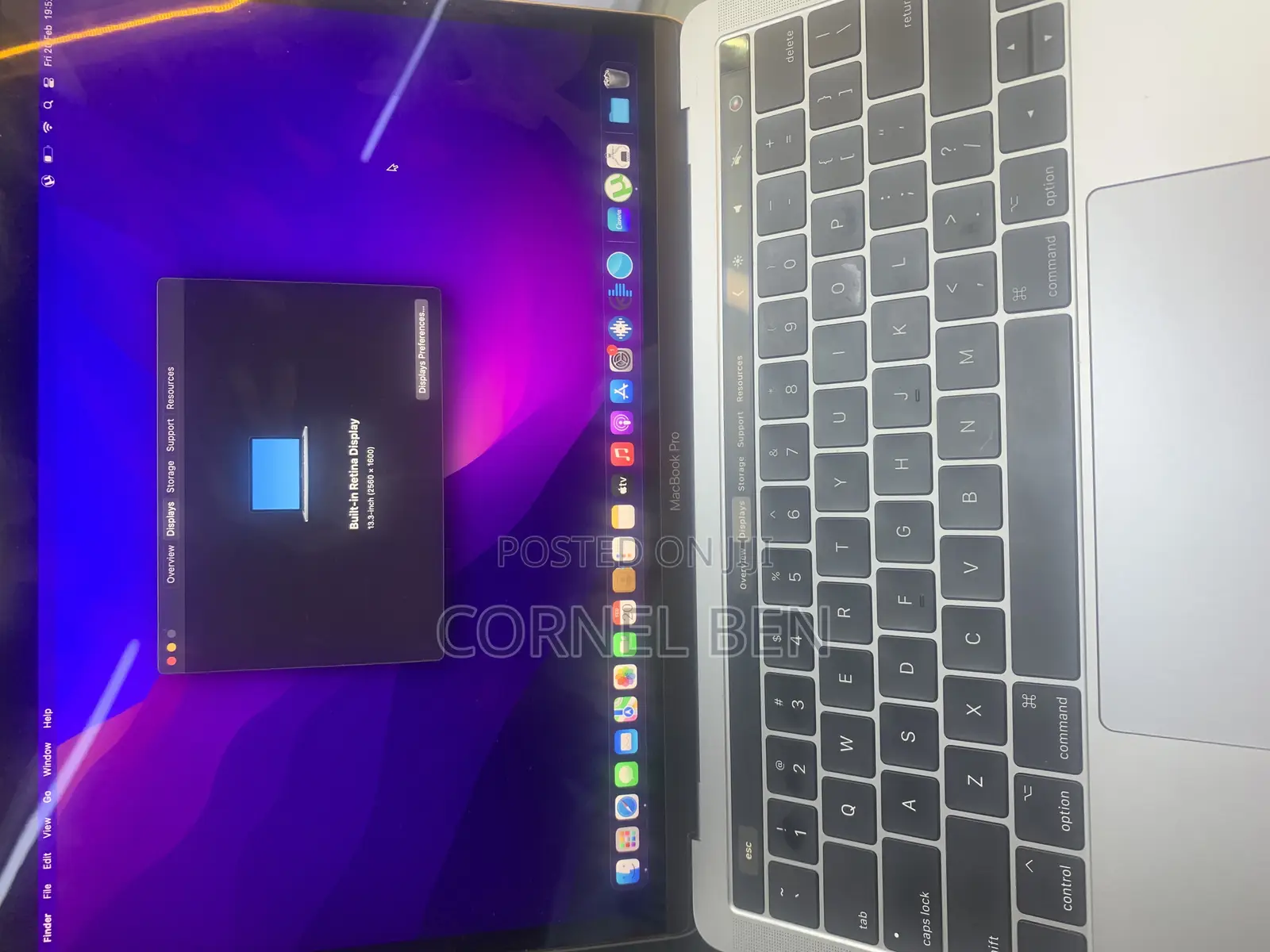 Laptop Apple MacBook Pro 2017 8GB Intel Core i5 SSD 256GB