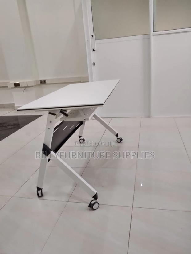 White Foldable Table - thumbnail 2