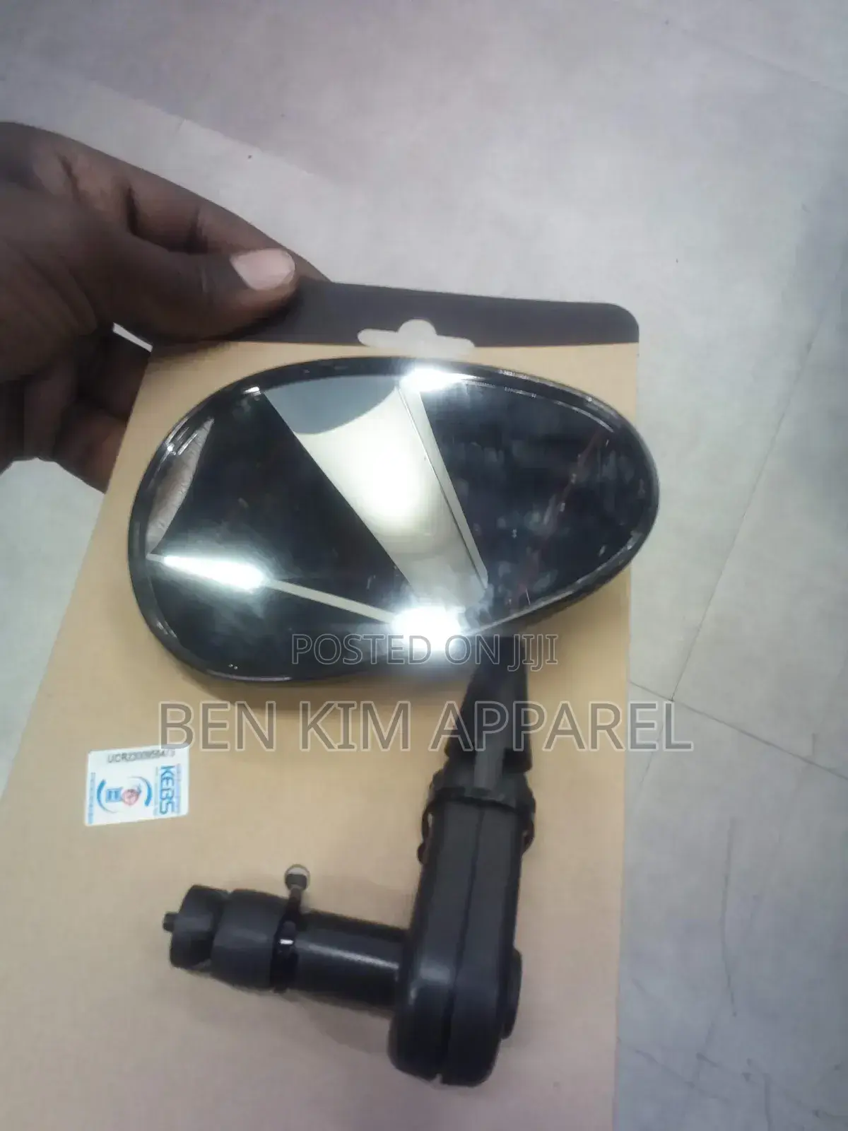 102gms Bicycle Rear View Mirror, Wide Convex 3 Dimensional Adjustment