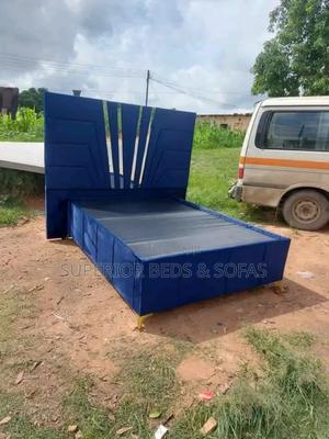 Royal Blue Designer Bed Size 5 by 6 - thumbnail 2