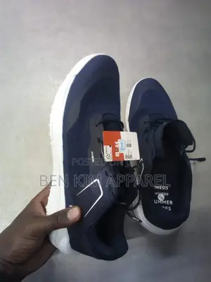 Mens Summer Golf Shoes Navy White