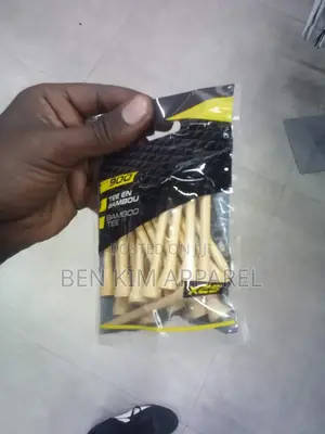 25 Pack Bamboo Golf Tees 42mm or 70mm Resistance to Bending