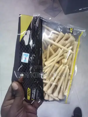 100 Pack Bamboo Golf Tees 70mm Resistant to Bending