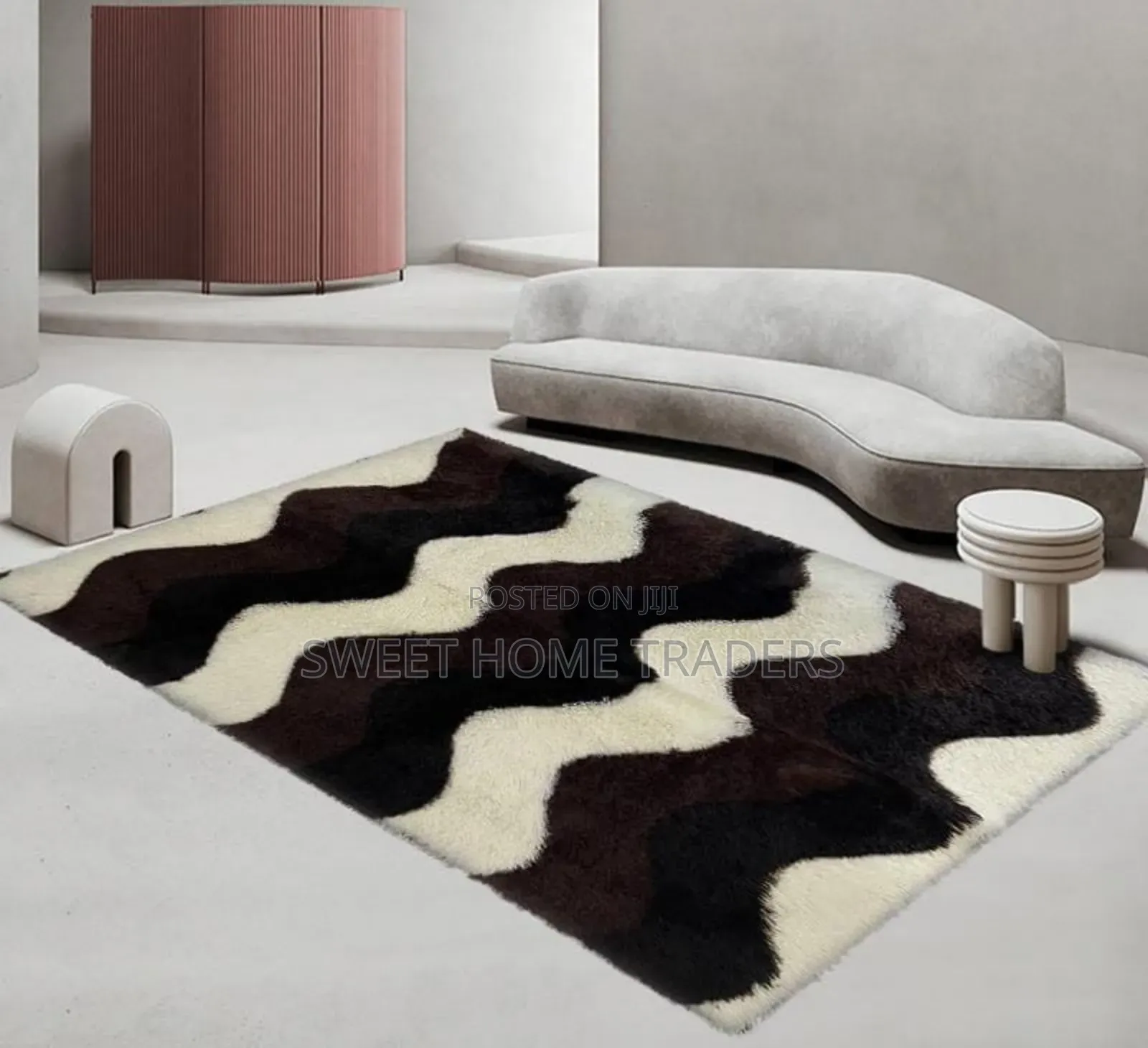 Fluffy Pattern Floor Carpets