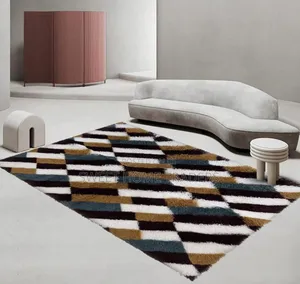 Fancy Fluffy Pattern Carpets
