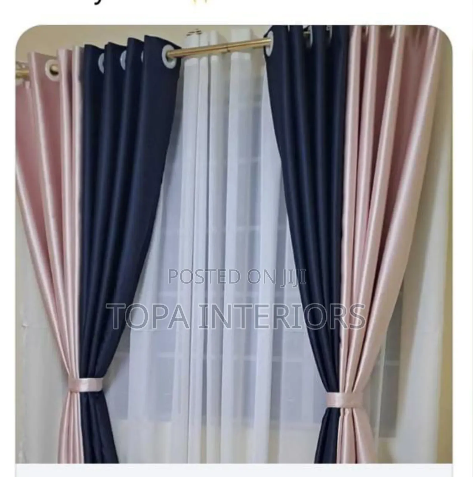 Total Light Block Lined Blackout Curtains for Living Room Windows