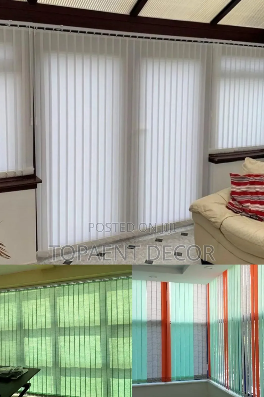 Light Control ,Easy To Manage, Vertical Office Window Blinds