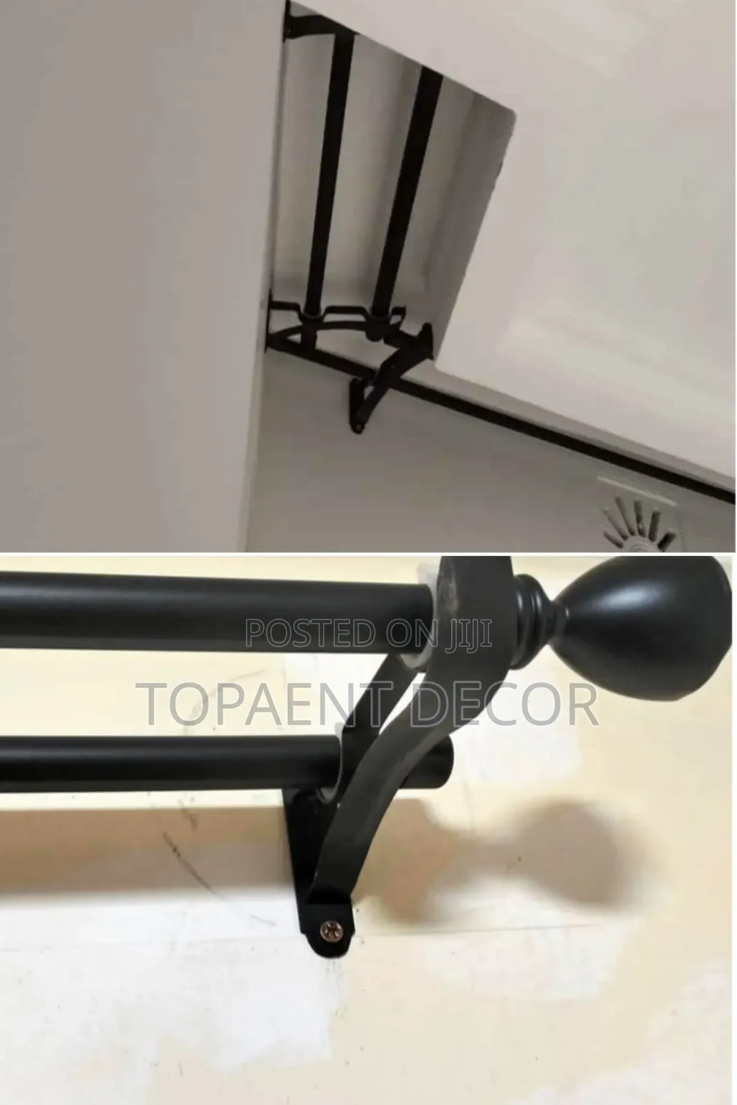 All Areas, Easily Drilled , Powder Coated Curtain Rods