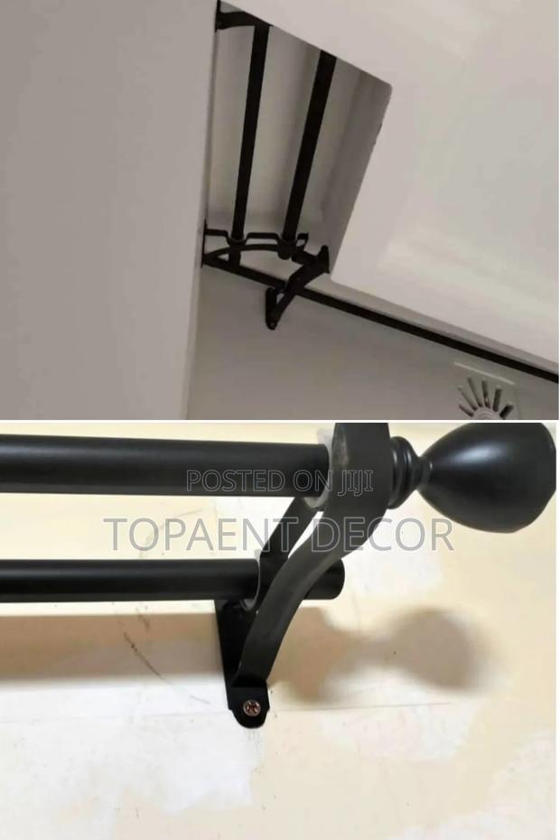 All Areas, Easily Drilled , Powder Coated Curtain Rods