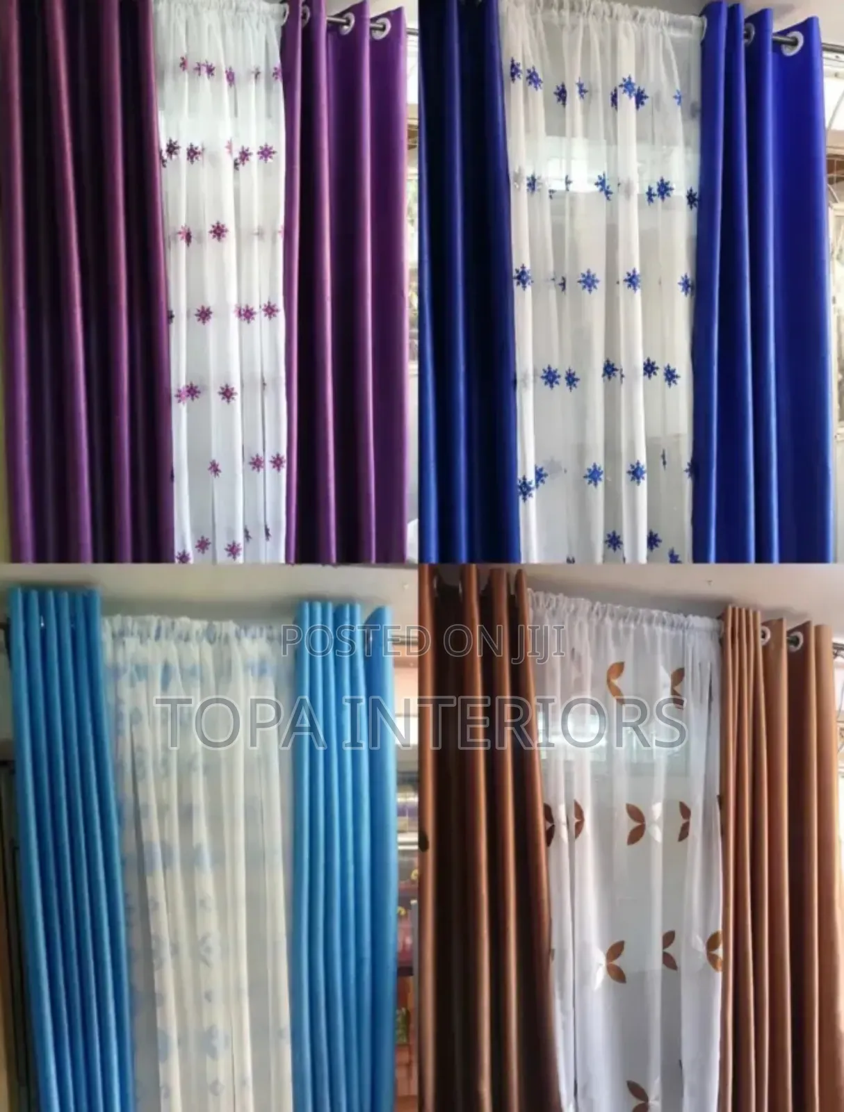Decorative Plain House Privacy Curtains for Windows and Doors