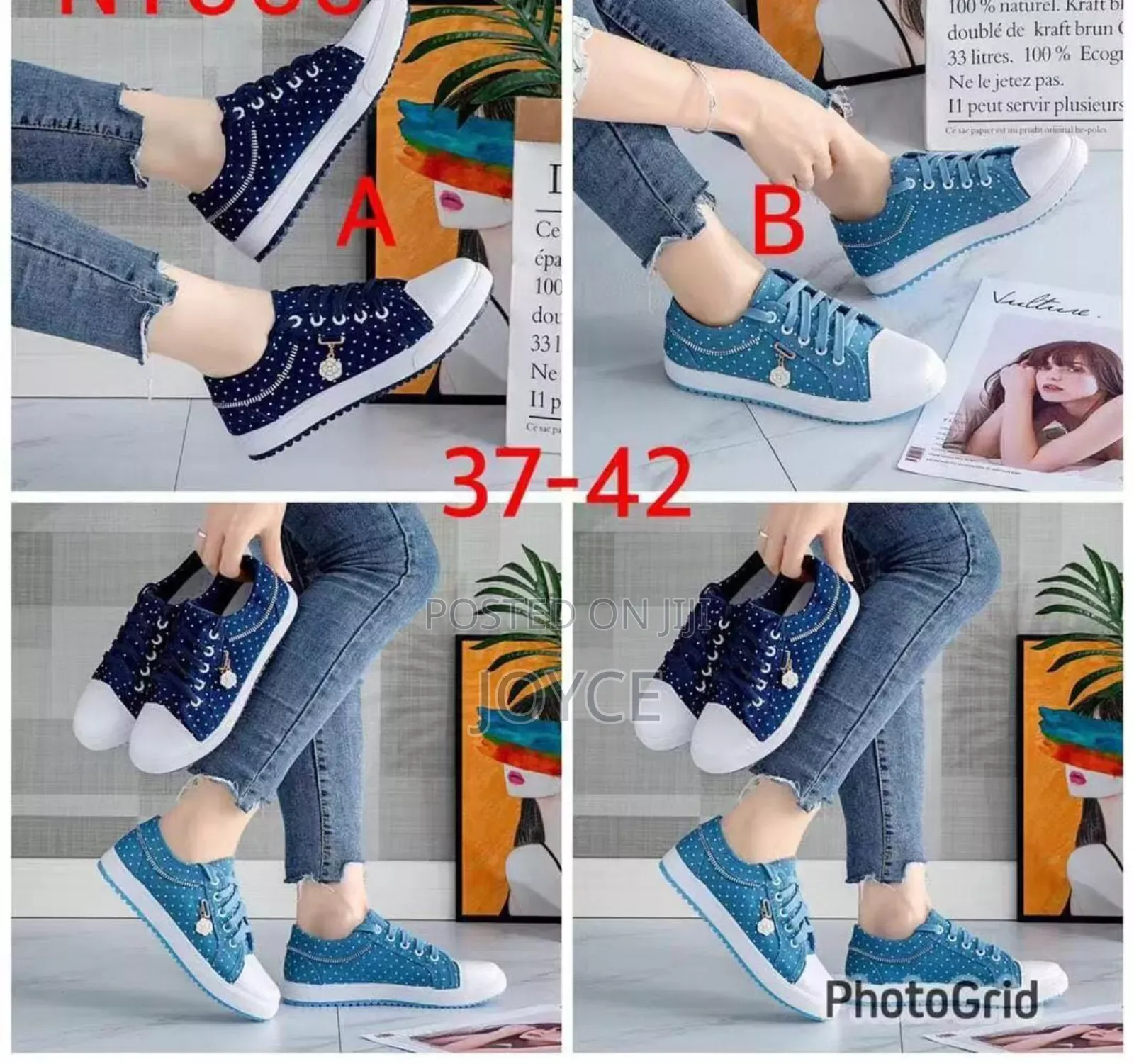 Dotted Rubber Shoes